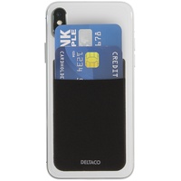Deltaco Adhesive Card Holder - Black