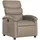 vidaXL Relaxsessel 92 x 99,5 x 92 cm Cappuccino-Braun Kunstleder mit Liegeposition