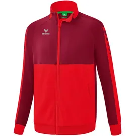 Erima Six Wings Worker Trainingsjacke rot/bordeaux XXL