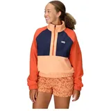 Marmot Retro Rocklin Fleece Mit Halbem Reißverschluss - Fresh Apricot / Arctic Navy / Ginger Blossom - M