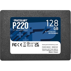 Patriot SSD Patriot   128GB 2,5" P220 SATA3 550/480 (128 GB, 2.5"), SSD