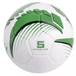 Fußball Größe 5, grün - weiß