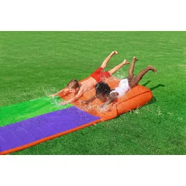 BESTWAY Splashcoaster Double Slide Wasserrutsche 470 x 138 x 31 cm (52634)