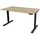 Assmann Electronic ASSMANN Schreibtisch Eiche Artisan, Schwarz, Metall, 140x127x80 cm, Arbeitszimmer, Schreibtische, Bürotische