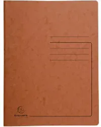Exacompta Spiralmappe 240238E Braun Pressspankarton meliert 25 Stück