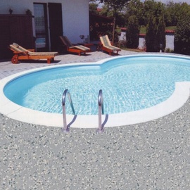 Evolution Poolfolie Achtform 0,8 mm, Einhängebiese 360 x 625 x 120 cm