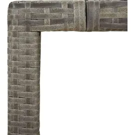 vidaXL Garten-Essgruppe 9-tlg. Grau