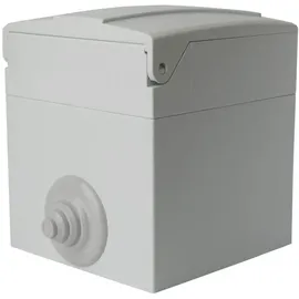 Preis-Zone Klappdeckelsteckdose 16A 5P Schwarz