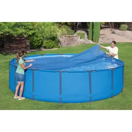 BESTWAY Solarabdeckung Flowclear Rund blau 462 cm