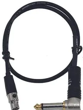 Mipro MU-50G90  Professionelles Instrumentenkabel mit 6,35 mm Winkelklinkenstecker, 4-pol. Mini-XLR