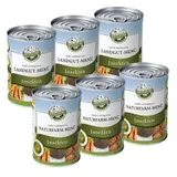 Bellfor Starter-Paket mit Landgut-Menü und Naturfarm-Menü Futter 6x400 g