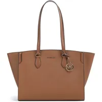 Michael Kors Becca Large Shopper Leder Brown/Gold