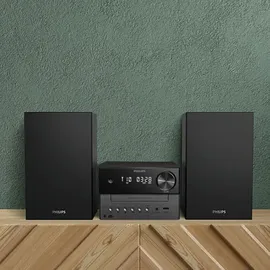 Philips TAM3505M2/12 Heim-Audio-Mikrosystem mit CD USB BT schwarz