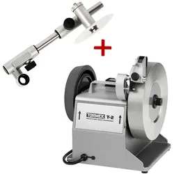 Tormek T2 Messerschleifer + RBS 140 im Set - Kreismesser-Schärfgerät für Dönermesser Schawarma