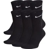 Nike Everyday Cushioned Crew-Trainingssocken Black/White 42-46