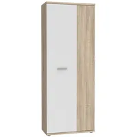 Forte Mehrzweckschrank Sonoma Eiche + Weiß 68.90 x 34.79