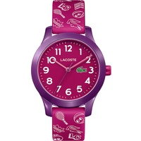 Lacoste Analog Quarzuhr für Kinder mit Pinkes Silikonarmband - 2030012