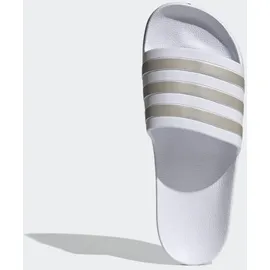 Adidas Adilette Aqua Cloud White / Platinum Metallic / Cloud White 46