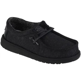 HEYDUDE Wally Youth Basic Kinder Schwarz 32