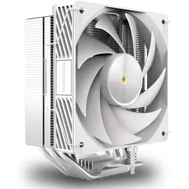 Mars Gaming MCPU-X5, CPU-Kühler 280W TDP, 5x HCT-Heatpipes der Neuen Generation, PWM-Lüfter SI Extreme-Silent 120mm, Hyperbalancierter Kupferkern, Universelle Intel- und AMD-Kompatibilität, Weiß