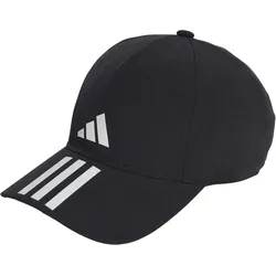 adidas 3-Streifen AEROREADY Running Training Baseball Cap IC6520 - black/white/white 52 - 54 cm