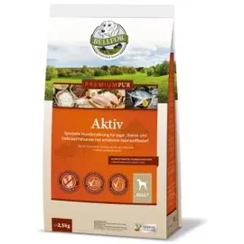 Bellfor Futterset für körperlich aktive Hunde - Premium PUR Aktiv + Fitness Pulver Soft-Snacks g