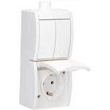 Busch-Jaeger Schuko-Steckdose 2 St. Weiß