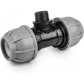 Bradas T-Stück Schlauchverbinder 32 mm schwarz
