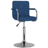 vidaXL Esszimmerstuhl Blau Stoff - Blau