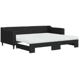 vidaXL Tagesbett 90 x 200 cm Schwarz