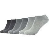 s.Oliver Sneakersocken 6 Paar Grau 43-46