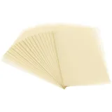 PATIKIL 100 Blatt Pergamentpapier 4x6, Pergamentpapier bedruckbares Transparentpapier 100GSM für Einladungsdruck, Hellgold