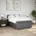 vidaXL Boxspringbett 160 x 200 cm Dunkelgrau