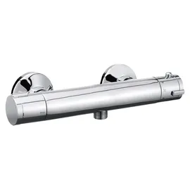 Wenko Duschsystem Young Eco mit Thermostat-Armatur Silber 120 cm