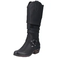 Rieker Damen 93670 Hochschaftstiefel, Schwarz, 39 EU