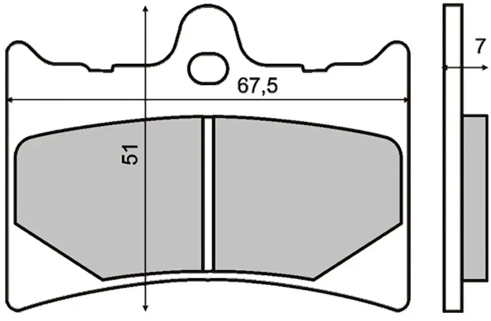 Rms Aprilia Rs 125 225100533 Sinterbremsbeläge - Multicolor - One Size
