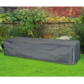 Happy People Gartenmöbel-Schutzhülle 200 x 75 x 45 cm Grau