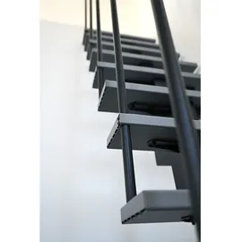 Minka Mittelholmtreppe Happy 24 275 cm Stahl Schwarz