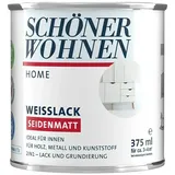 SCHÖNER WOHNEN-Farbe Home Weißlack 2442.0375.0 (Reinweiß, 375 ml, Seidenmatt)