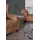 GUTMANN FACTORY Hocker Amazonas Chesterfield Optik Holz Braun