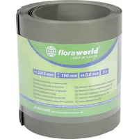 Floraworld Sichtschutzstreifen 201,5 x 19 cm grau PVC 5 St.