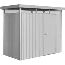 Biohort HighLine H1 2,75 x 1,55 m silber-metallic Einzeltür