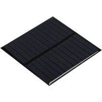 sourcing map 1Stk. Sonnenkollektor Mini Solarpanel Zelle für DIY Projekte mit elektrischer Energie 6V 150mA 0,75W 80mm x 80mm