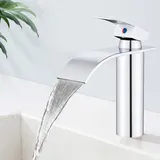 Waschtischarmatur Wasserfall Wasserhahn Armatur Waschbeckenarmatur Einhand Badarmatur Waschtischarmatur Wasserfal,waschtischarmatur Bad,verchromt
