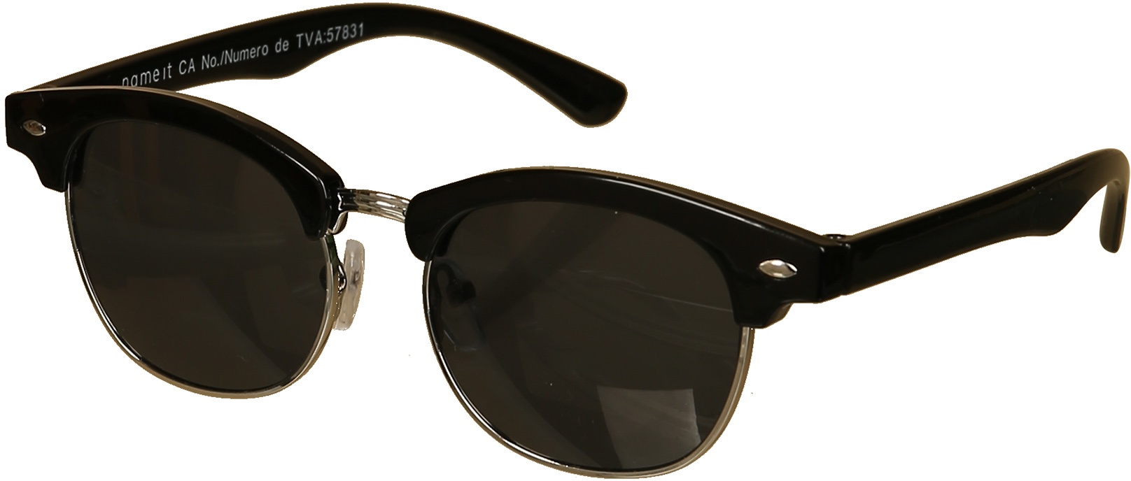 Sonnenbrille Nmmfabiano Sunglasses In Silver Colour