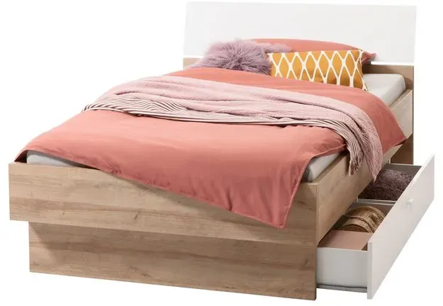 Composad Funktionsbett Globo 120 x 200 cm Holzoptik Riviera Eiche