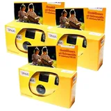 TopShot 3 x Einwegkamera Topshot gelb/rot Einwegkamera