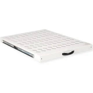 Roline 19-Zoll Fachboden 1 HE, ausziehbar 550 T 25 kg grau