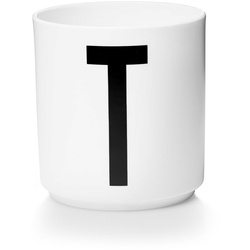 Design Letters - AJ Porzellan Becher T, weiß
