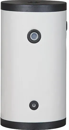 Edelstahl-Warmwasserspeicher 150l, mit 1 Wärmetauscher, zur Wandmontage